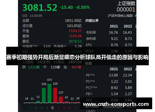 赛季初期强势开局后渐显疲态分析球队高开低走的原因与影响